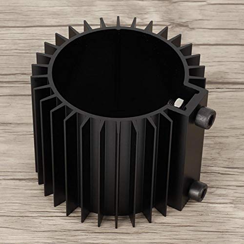 Yctze Universal Cooler Heat Sink Cover, Heat Sink Cap Car Auto Engine Oil Filter Cooler Heat Sink Cover Aluminum Alloy Motor Mount Accessory (Black) For Oil Filter Engine Oil Filter Heat Sink Cover He #TOP3