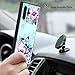 Casetego for Galaxy Note 10 Plus Case,Detachable Magnetic Wallet Case PU Leather Full Body Protective Case with Credit Card Holders, Wrist Strap for Samsung Galaxy Note 10 Plus,Blue Flower