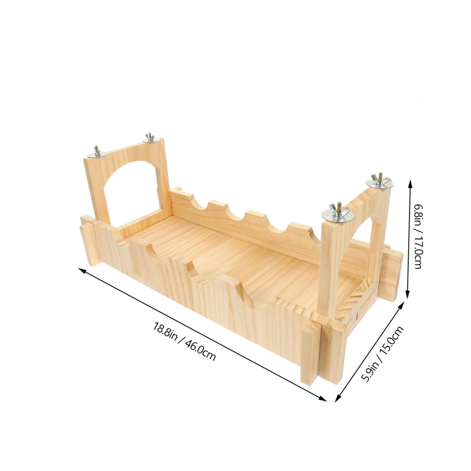 Haustierbrücke für Hamster und Meerschweinchen Leichte Hängebrücke mit Feiner Verarbeitung Einzigartiges Design für Käfig und Spielbereich
