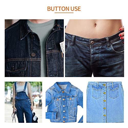 Button Pins for Jeans,Easy to Use and No Tools Require.No Sew Instant
