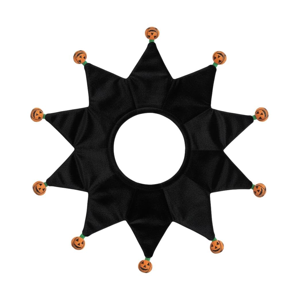 Collier sorcière citrouille pour chien costume Halloween ajustable taille M