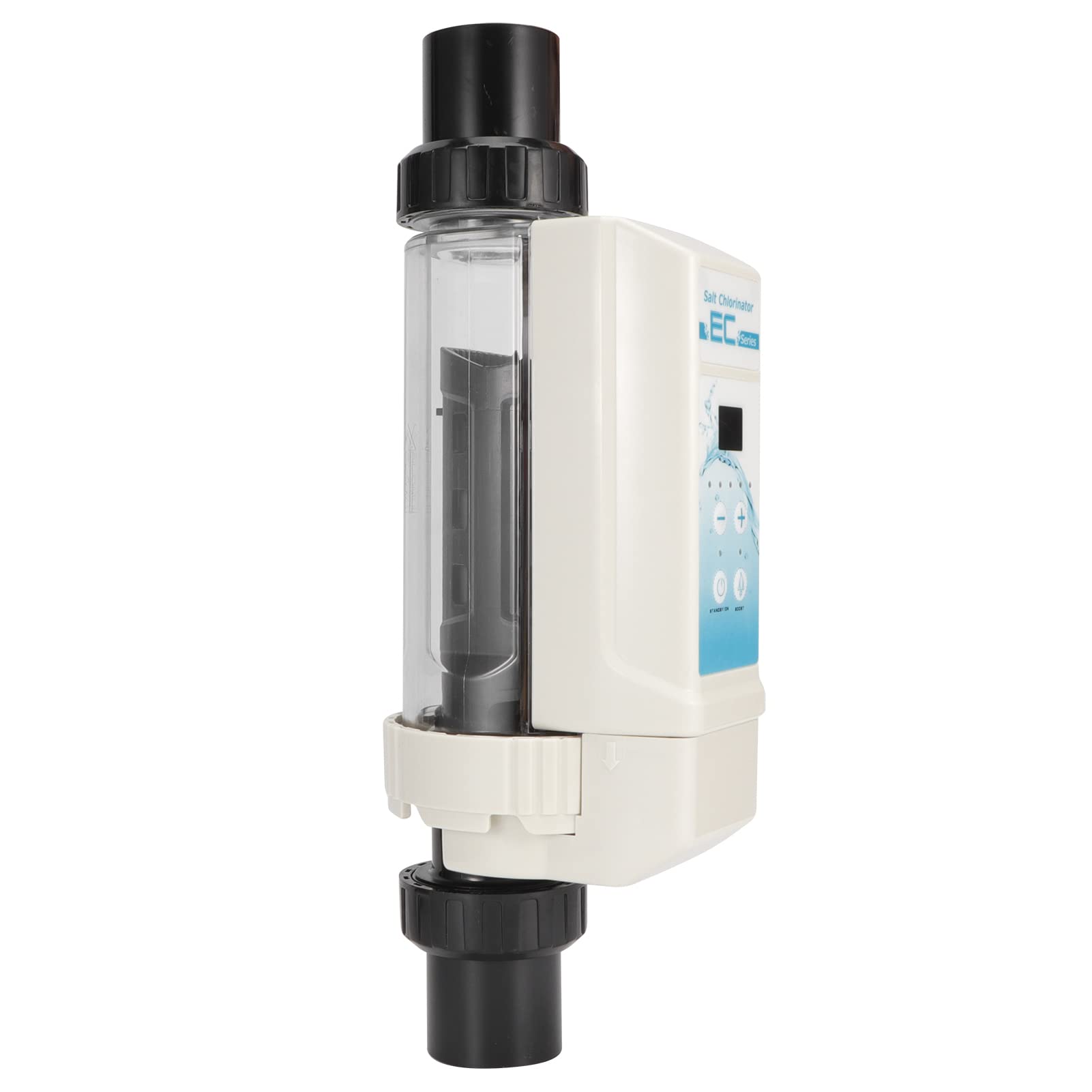 Zunate Clorador de Sal, EC20 20 g/H Generadores de Cloro de Sal de Agua Salada para Piscina Dispositivo de clorador de Sal de electrólisis para Piscinas, SPA de bañera de hidromasaje, SPASWIM