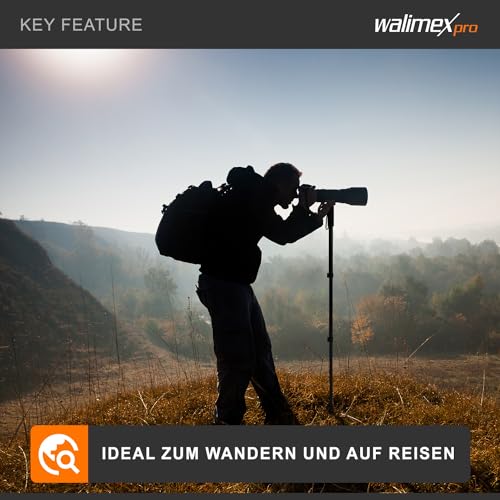 Walimex WT-1003 Monopiede Per Fotocamera 171Cm Nero-Grigio - 2
