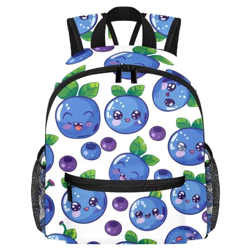 Sac à dos d'école primaire pour livre et goûter fille garçon bleu
