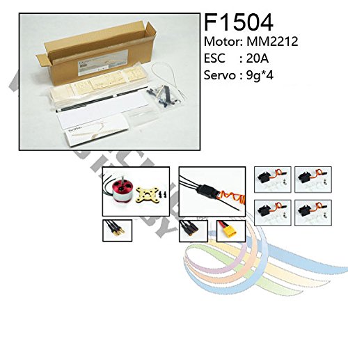 Balsa Wood Radio Remote Controlled Electric Glider Griffin Aeroplane Laser Cut Kit Wingspan 1550mm Un-Assembled for Adults;Need to Build by DW Hobby (F1504)