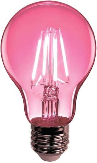 Amazon Feit 25w相当 ピンク色 A19 調光機能付きフィラメント Susan G Komen Led クリアガラス電球 Feit Led電球 通販