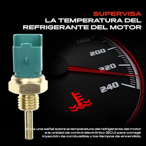 Sensor de temperatura de refrigerante para solucionar fallos de arranque 5