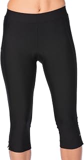Terry Women's Spinnaker Bike Capri -19.25 Inch Lightly Padded Indoor/Outdoor Cycling Knicker - Great for The Gym or Training