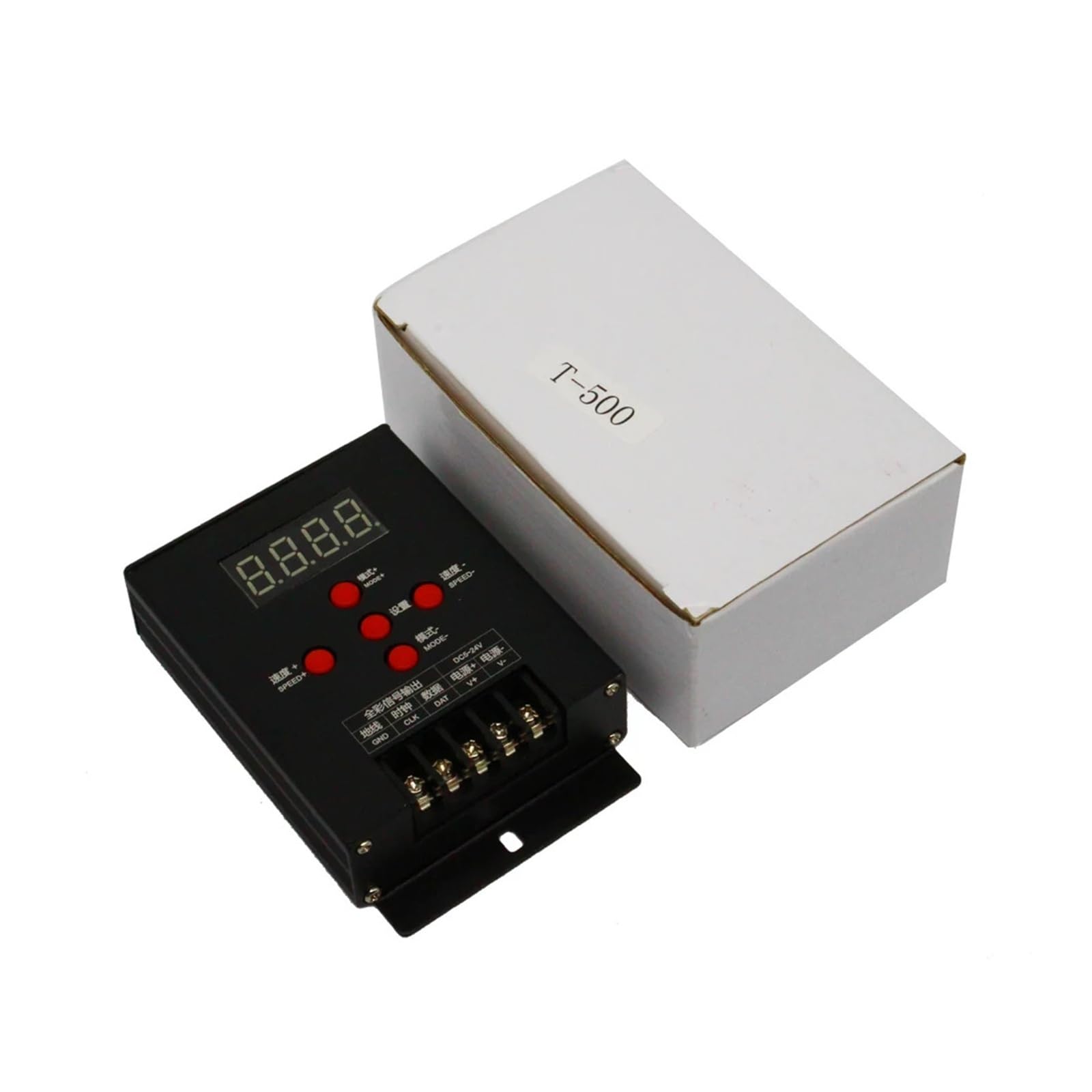 Contrôleur LED couleur T-500 boîtier de commande IC à 5 touches ruban - 2