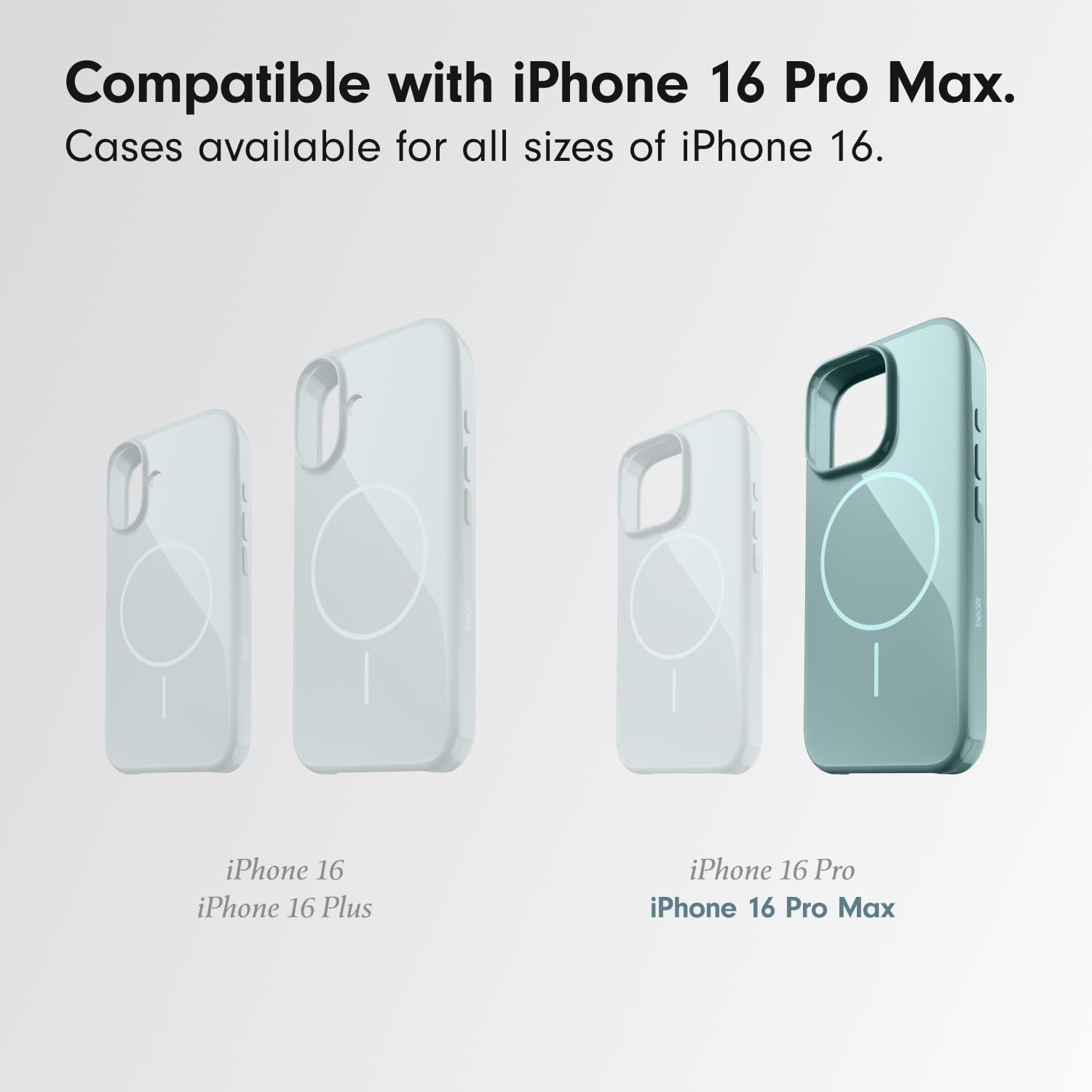 Beats iPhone 16 Pro Max Case - MagSafe, Scratch-Resistant Protective Cover, Slim Fit, Microfibre Lining - Riptide Blue - Image 2