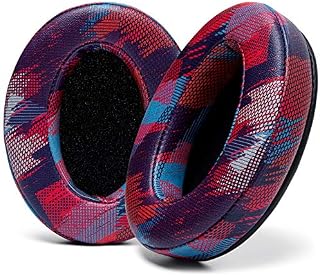 WC PadZ - The Ultimate Upgraded Earpads by Wicked Cushions - Compatible With Audio Technica, HyperX, SteelSeries Arctis & More - Extra Thick - Bigger Opening - Softer Memory Foam | (Speed Racer)