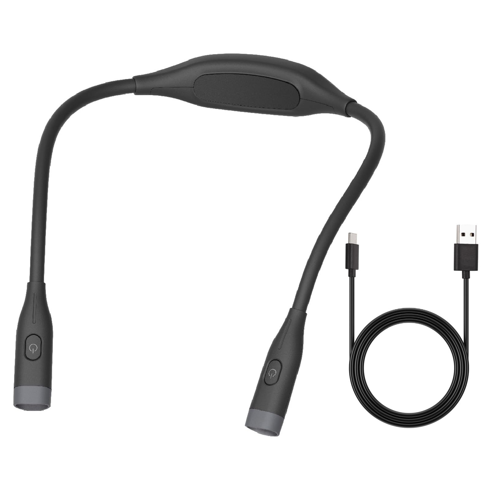 Limtula Reading Light, for Nighttime Reading, with 3 Colors and 3 Adjustable Brightness Levels, Rechargeable Book Light Clip on Book