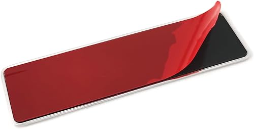 Miniatura 7 de Un par de calcomanías de metal 3D con emblema de arco iris, calcomanías de orgullo universales para el hogar y la oficina, 4.114 x 1.181 in