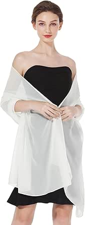 Pure Zachte Chiffon Sjaals En Wraps Voor Vrouwen, Lichtgewicht Bruiloft Avond Feest Jurken Sjaal Bruid Zwart1 Pure Zachte Chiffon Sjaals En Wraps Voor Vrouwen, Lichtgewicht Bruiloft Avond Feest Jurken Sjaal Bruid Zwart1