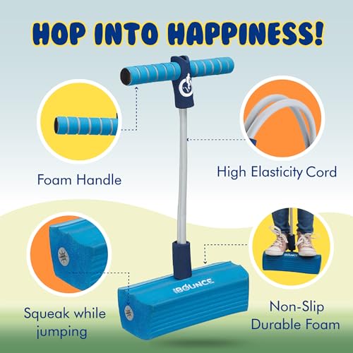 Image of New Bounce Pogo Stick for Toddlers, Foam Jumper, Ages 3+ | Foam Jumper, Age 3,4,5,6,7,8, Outdoor Jumping Toys, Birthday Gift for Toddler Girls and Boys