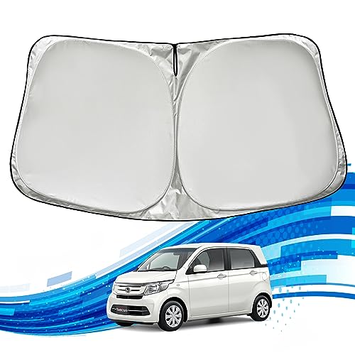 WeCar 本田 N−WGN フロントサンシェードフロントガラス サンシェード シェードカーテン マルチサンシェード 遮光 フロントガラス サンシェード ワンタッチ 遮熱 アウトドア 断熱 遮光率99% 紫外線対策 内装 シェード 日よけ 車種専用 UVカ