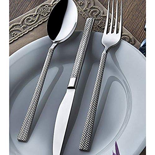 Silverware Set by Olinda Flatware Set 20 pc Service for 4 18/10 Stainless