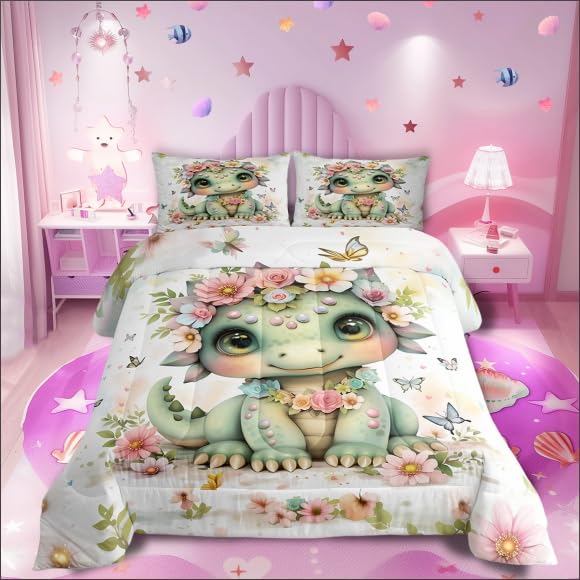 Parure de lit dragon et papillon, le cadeau parfait pour ado