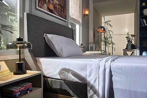 Glarea GB00020 Twin Flat Sheets Only - White Sheets Bulk 6 Pack For Massage Table, Hospital Bed thumb #4