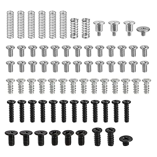 EEEKit Juego completo de tornillos para la consola Nintendo Switch, kit de reparación de 83 tornillos de cabeza Philips compatibles con la consola Nintendo Switch y el mando Joy-con