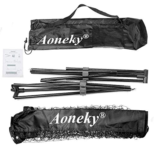 Aoneky Tennis Rack en Net Kit 3M/6M x 84cm - Draagbaar Opvouwbaar Pickleball Tennisnet met Opbergtas - Indoor Outdoor… - Image 3