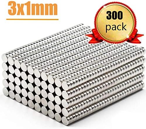 Miniatura 2 de 300 imanes de oficina de 0.118 x 0.039 in para nevera WhiteboardnCraft Project Art Magnet