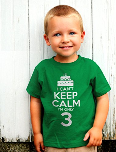 I Can't Keep Calm I'm 3 3Rd Birthday Shirt Boy Girl Three Years Old Kids T-Shirt 3T Pink #TOP2