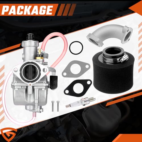 GEARLEADER VM22 26mm Carburettor Carb Kit for 110cc, 125cc, 140cc of Thumpstar, DHZ, Atomik, Pitpro engines Replacement for Lifan YX Zongshen Apollo X15 X18 DBX125 Thumpstar Pit Dirt Bike - Image 3