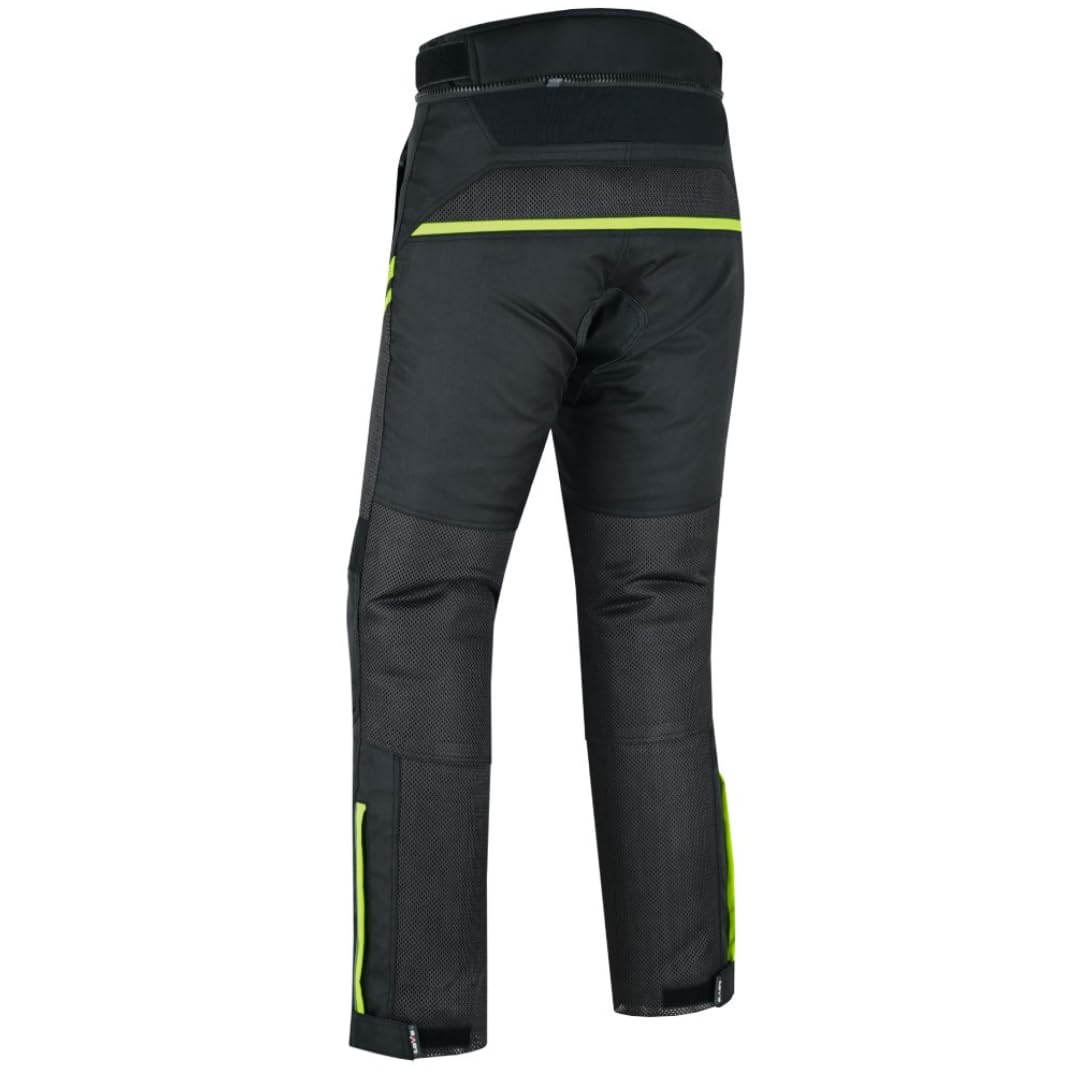 LOVO - Pantalon Moto Verano Unisex con Diseño Ventilado - Pantalones de Motociclismo para Hombre y Mujer - Ropa Moto Segura y Transpirable - Refuerzos en Rodillas y Caderas - Alta Durabilidad