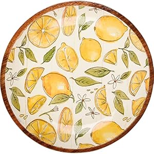 Primitives by Kathy Serving Lots Of Lemons Decorative Serving Bowl Primitives by Kathy Serving Lots Of Lemons Decorative Serving Bowl