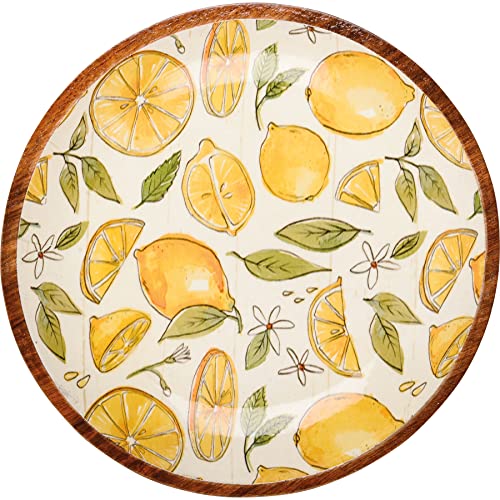 Primitives-by-Kathy-Serving-Lots-Of-Lemons-Decorative-Serving-Bowl Primitives by Kathy Serving Lots Of Lemons Decorative Serving Bowl