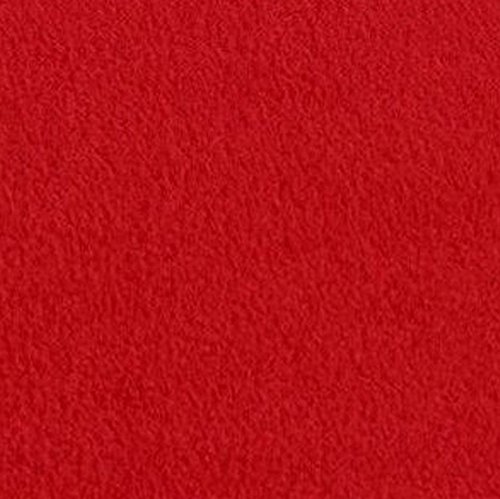 Red Anti Pill Solid Fleece Fabric, 60