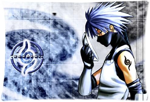 Hot Anime Naruto Hatake Kakashi One Sharingan Eyes Cool 20" x 30" Bedding Sets Pillowcase Best Pillow Cover For Home