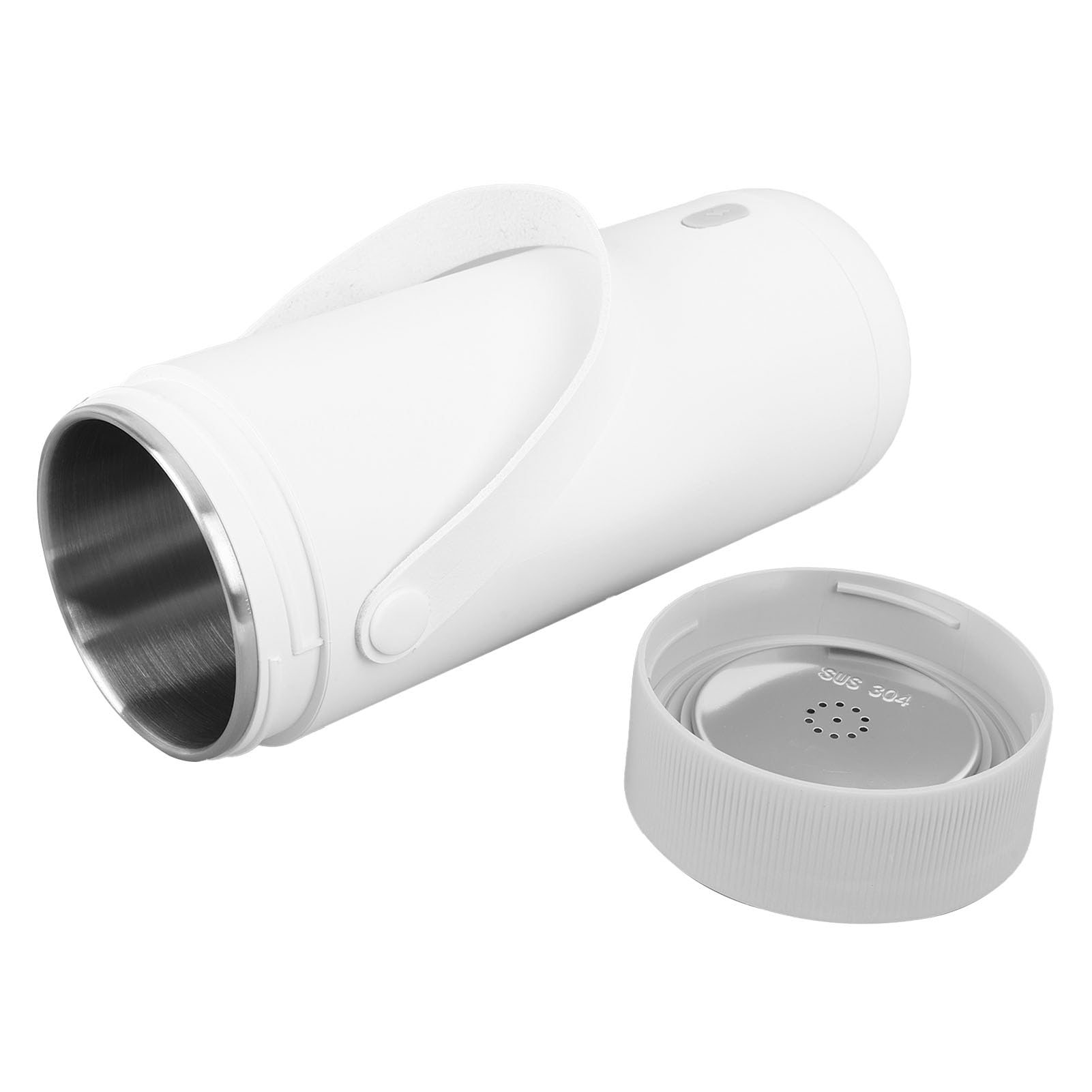 Bouilloire de voyage 350 ml - Portable - Petite bouilloire à thé et café - Chauffage - Rechargeable par USB - Pour voiture, extérieur, camping (prise européenne)