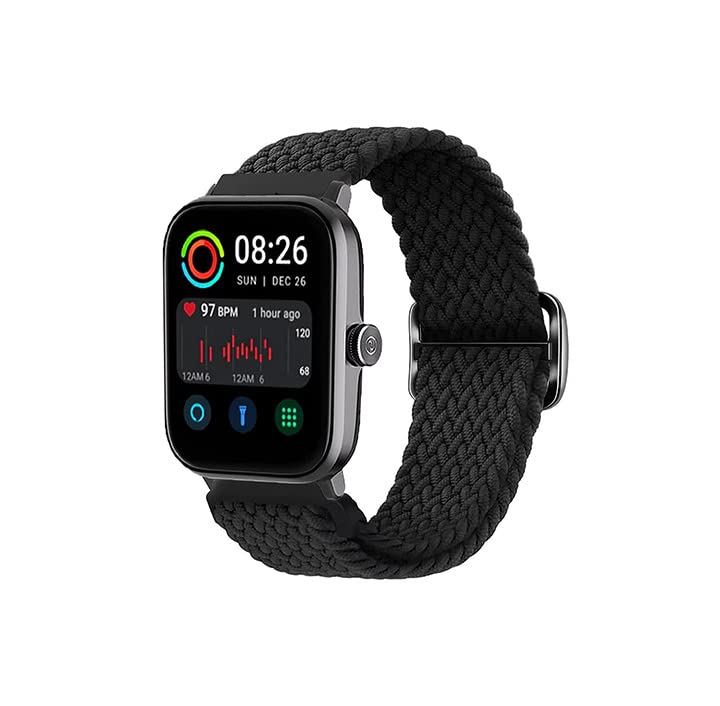XANESBraided Solo loop Strap for Amazfit GTS 4/GTS 4 Mini/GTS 3/GTS 2/GTS 2e/GTS 2 mini, 20mm Nylon Watch Straps for Amazfit Bip 3 Pro/Bip 3/Bip U Pro/Bip Bip Lite/Bip S/Bip lite/Bip U