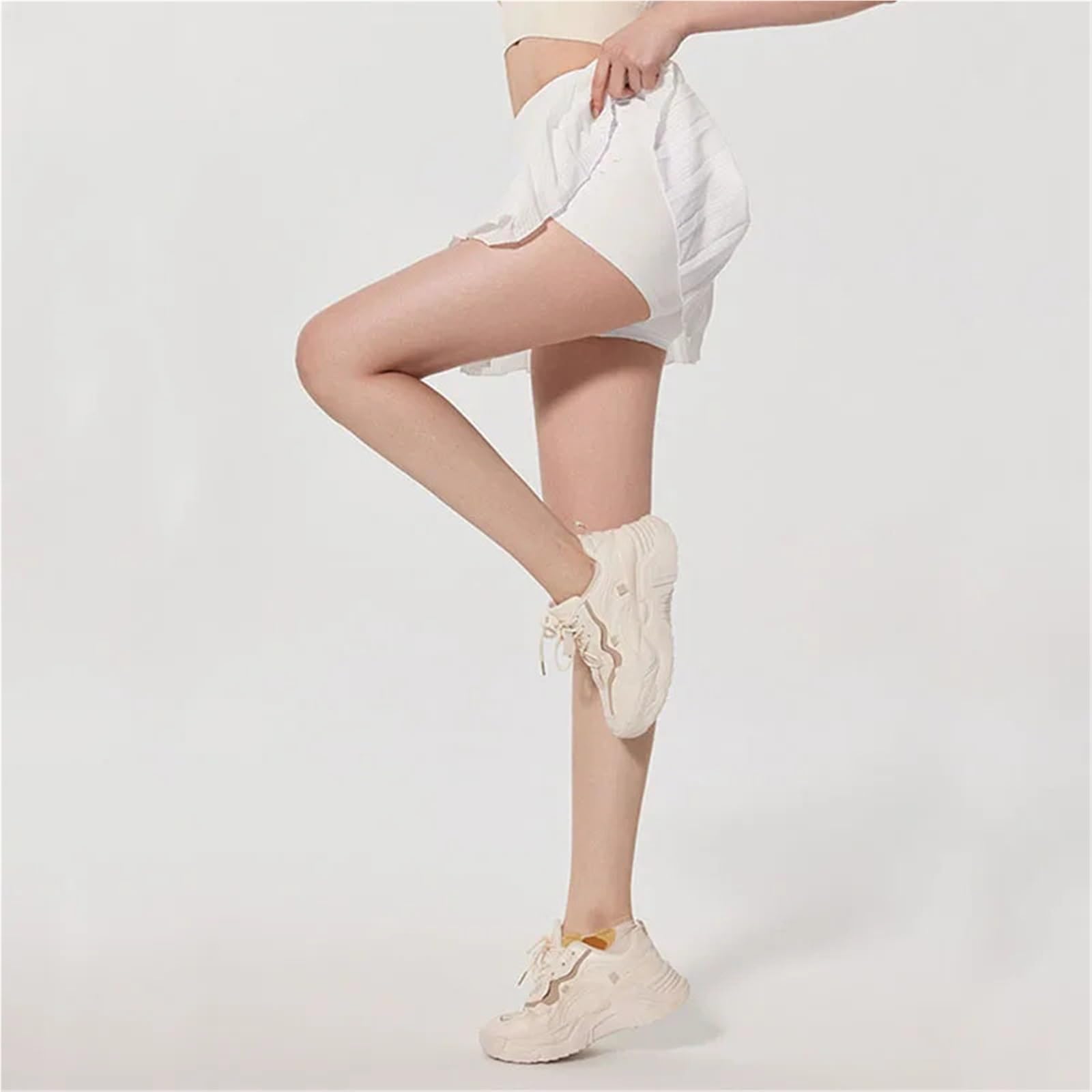 Gonna da Golf Gonna da Tennis a Pieghe for Donna Yoga Short Sport Running Antiscivolo A Vita Alta Leggero Skorts Golf Atletico Gonne Flowy
