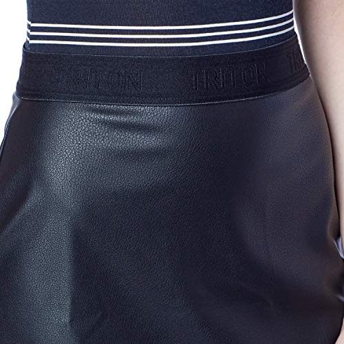 Saia Curta, Triton, Feminino, Preto, M