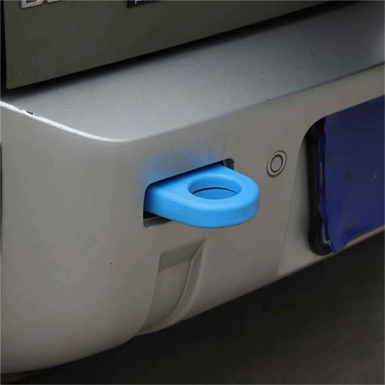 Generico Copertura Gancio Traino paraurti Gancio di Traino Posteriore Auto per Land Rover per Defender 90 110 130 2020-2025 | BLU