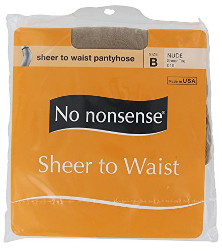 No Nonsense 023/19B Size B Nude Sheer Toe To Waist Nylons