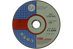 Benchmark Abrasives 6 Inch Aluminum Oxide Cut Off Wheels