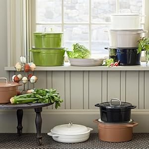 Marthabymarthastewart5qtenameledcastirondutchovenwlidcobblestone  Urban Country Home Decor Martha by martha stewart 5 qt enameled cast iron dutch oven wlid cobblestone  urban country home decor