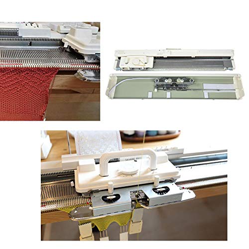 Electronic Knitting Machine, Sk840 Stainless Steel 4.5 Mm Standard Gauge 200 Stitches Smart Weaving Loom Set 3-Needle High Efficiency Knitting Machine Knitter Sewing Accessories For Hat Scarf Sweater #TOP4