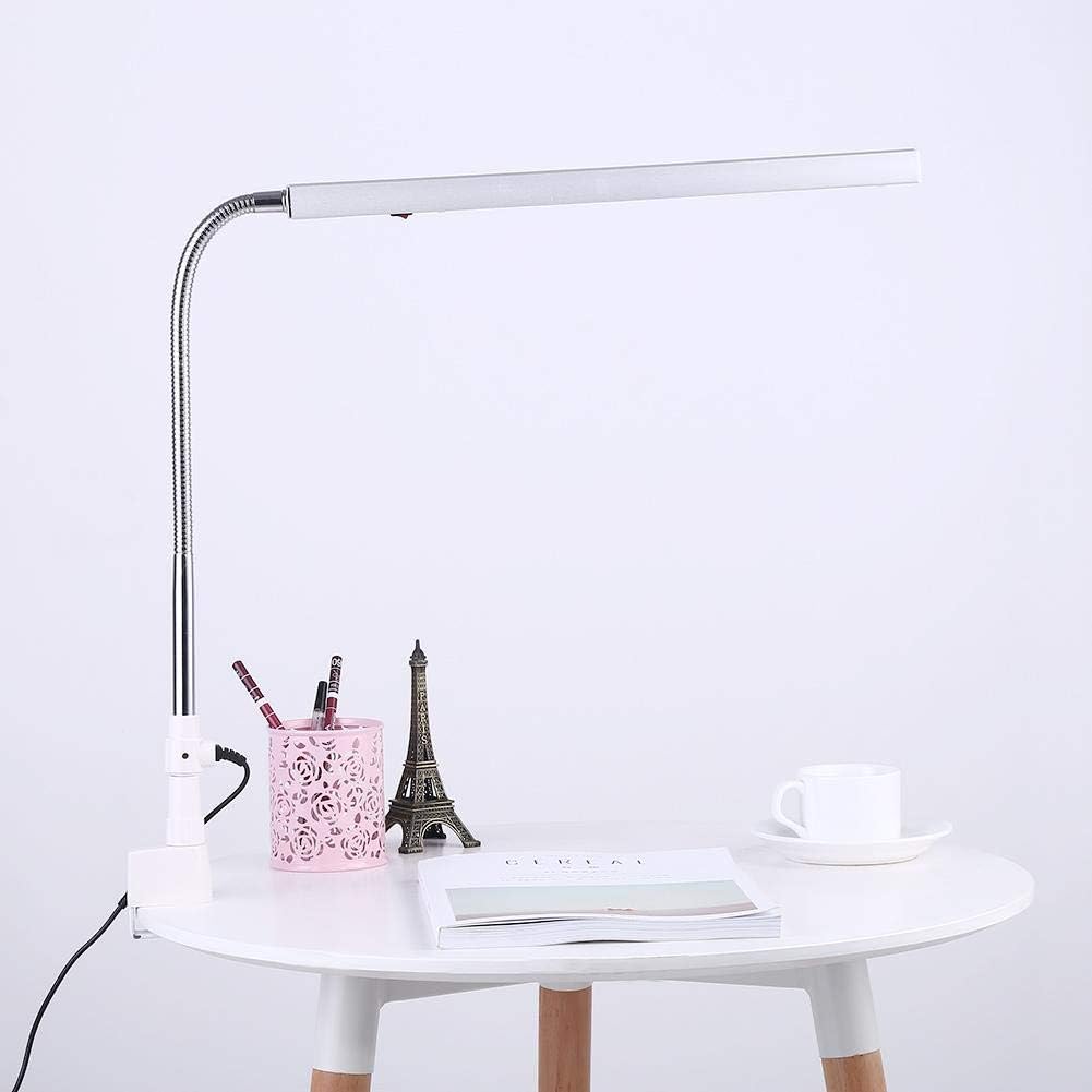 Valentine's Day Carnival Boquite Desk Lamp Clip USB LED Light, Ultra-Slim LED Desk Lamp 360 Degree Rotation Metal Arm Eye-Caring Office Lamp, for Night Reading(US