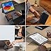 Case with Keyboard for iPad 10th Generation & 11th (A16, 2025): Bluetooth Wireless Detachable Magnetic Stand Rechargeable Keyboard with Folio Slim Compact Removable Cover with Trackpad, White Backlit