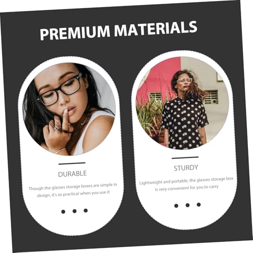 Étui à lunettes de voyage double couche pour l'organisation nomade