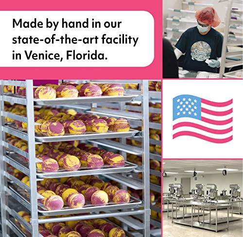 Bubbly Belle Essentials Bath Bombs 5Oz,Adjustable Ring, Orange Coconut #TOP2