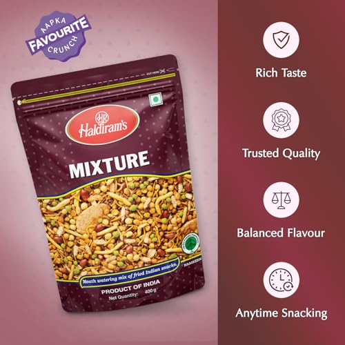 Image of Haldiram's Nagpur Mixture, 350g /400g(weight may vary) (Pack of 3)