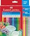 Faber-Castell - Buntstifte Set, 24 Farben mit Neonfarben