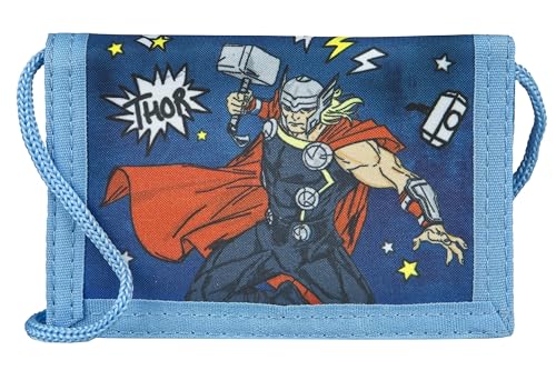 Cartera para el cuello con cordón y velcro para llevar el dinero del colegio seguro