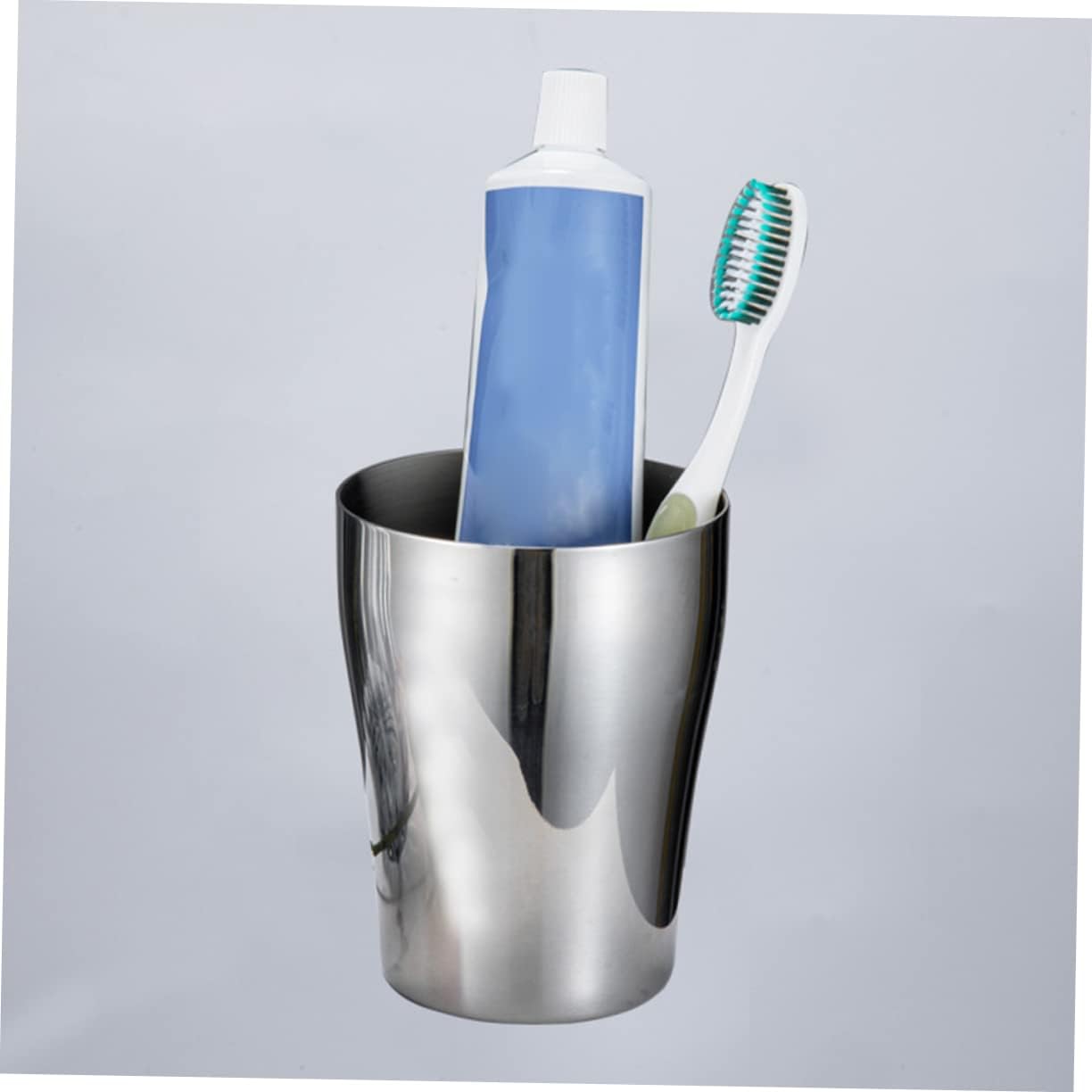 UKCOCO Stainless Steel Thickened Multi Function Water Cup for Bathroom Tooth Brushing and Beverage Use Reusable Liquor Tumbler Suitable for Coffee Beer Milk Juice and Hot Cold Drinks